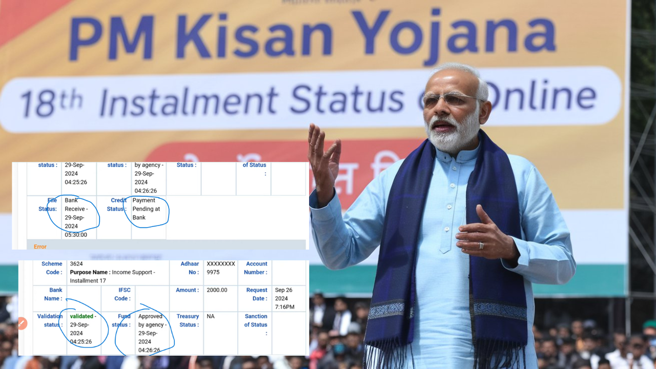 Pm Kisan Yojana 18th Instalment Status Check Online