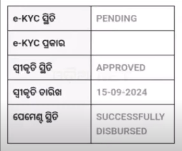 E-kyc status pending , approval status Approved