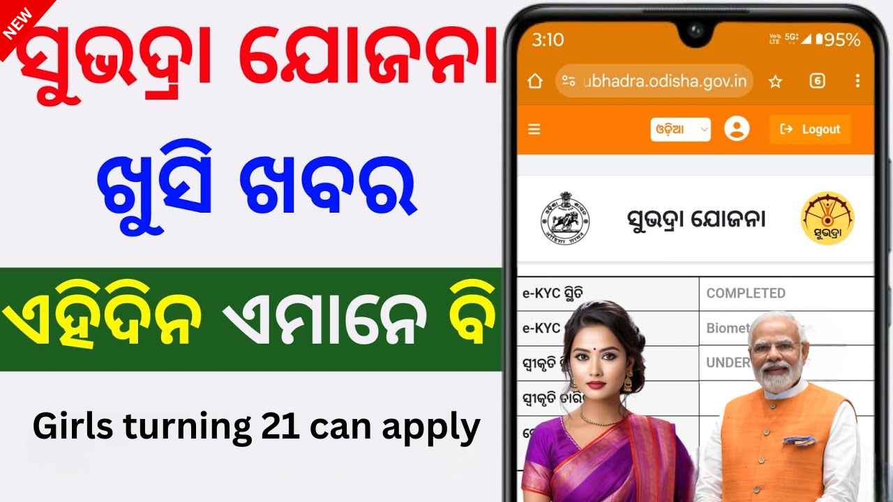 Subhadra yojana online apply odisha website: जो लड़कियाँ 21 साल की हो रही हैं, वे इस योजना के लिए आवेदन कर सकती हैं | Subhadra Yojana Verification Will Be Completed In 15 Days