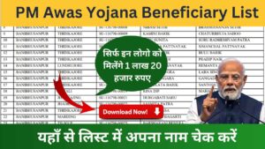 pm awas yojana list 2024 25 :  केवल इन लोगो को मिलेंगे प्रधानमंत्री आवास योजना 1,20,000 रुपए, देखें लाभार्थी लिस्ट